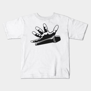 Mic Drop Drawing Kids T-Shirt